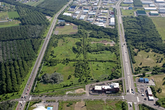 2010年7月上旬の状況(空撮)
